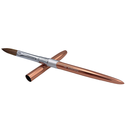 Acrylpinsel Kolinsky Rosegold
