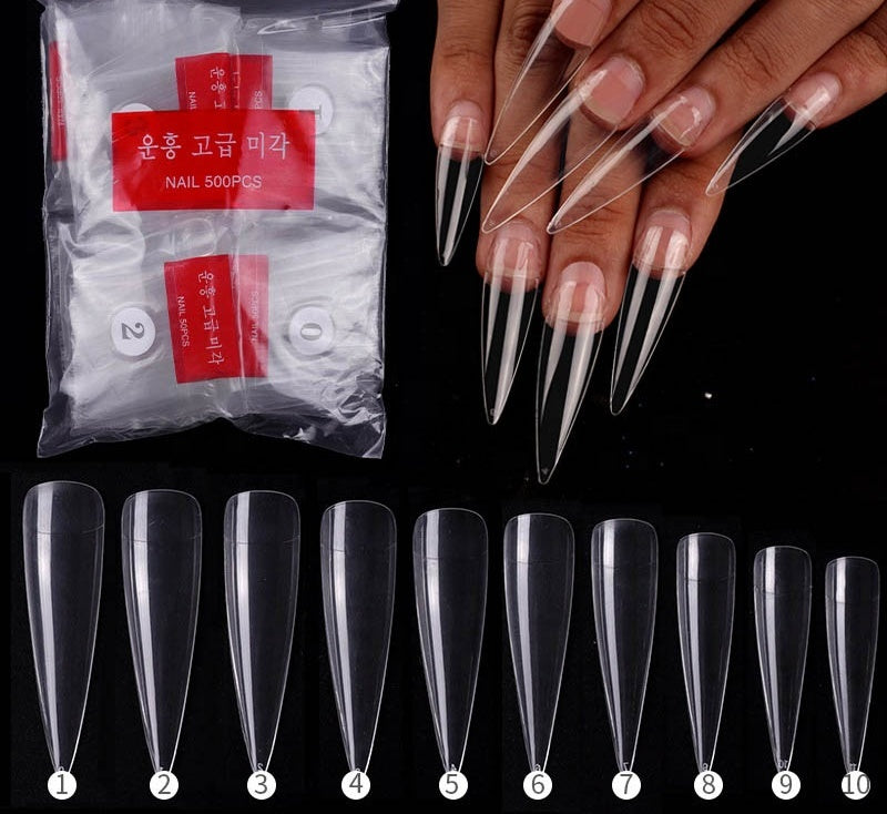 Stiletto Extrem Tips  (500 Stück)