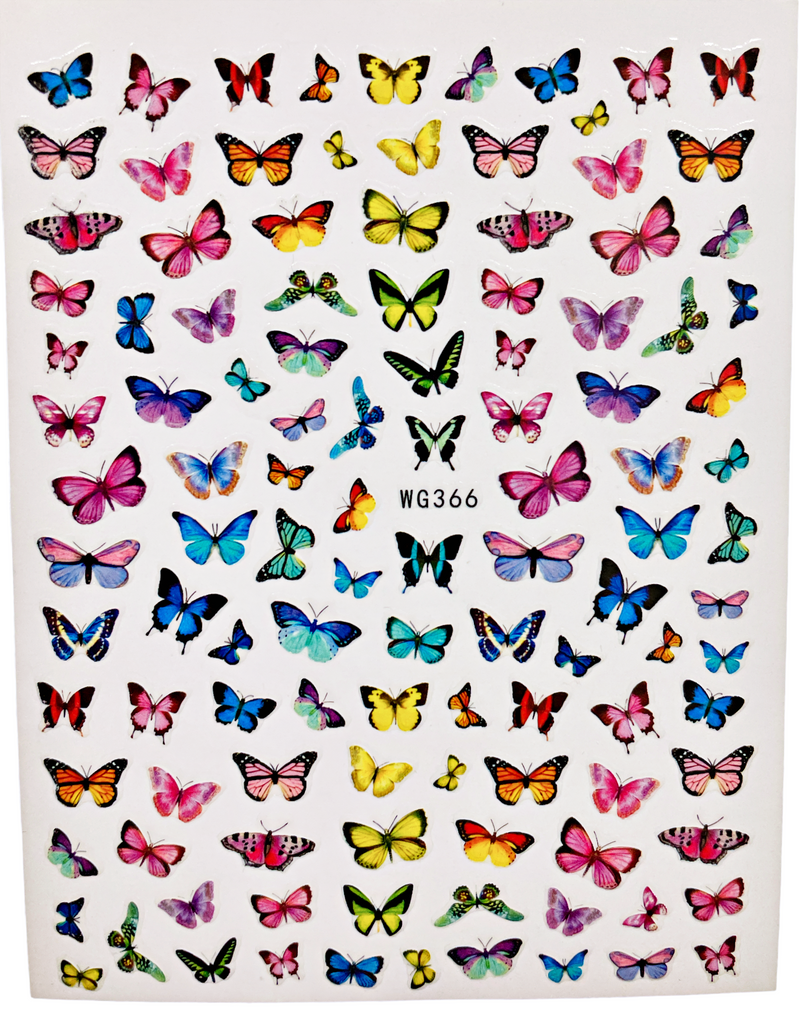 Nail Sticker Schmetterlinge 3
