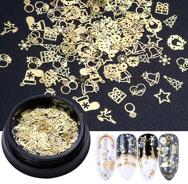 Nailart Einleger Weihnachtsdesign Mix