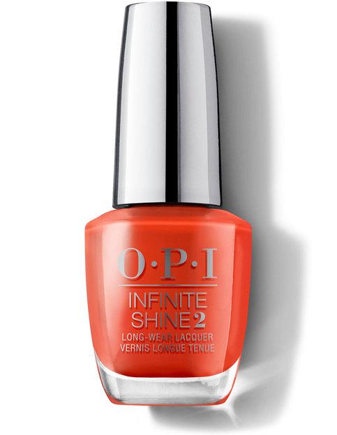 OPI Infinite Shine - A Red Vival City
