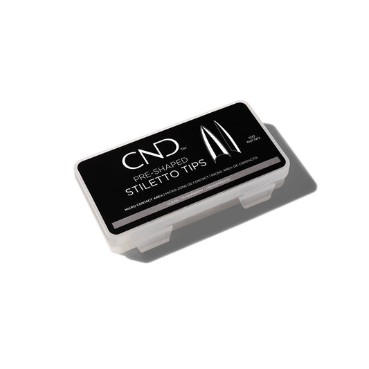 CND Stiletto 100 Micro Contact- Clear mit Aufbewarungsbox