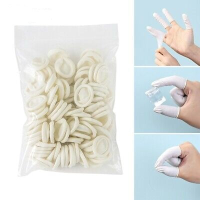 Latex fingerpuder, 100 stk. (størrelse M)