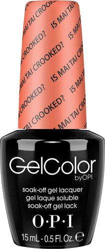 OPI - GelColor - Is Mai Tai Crooked?